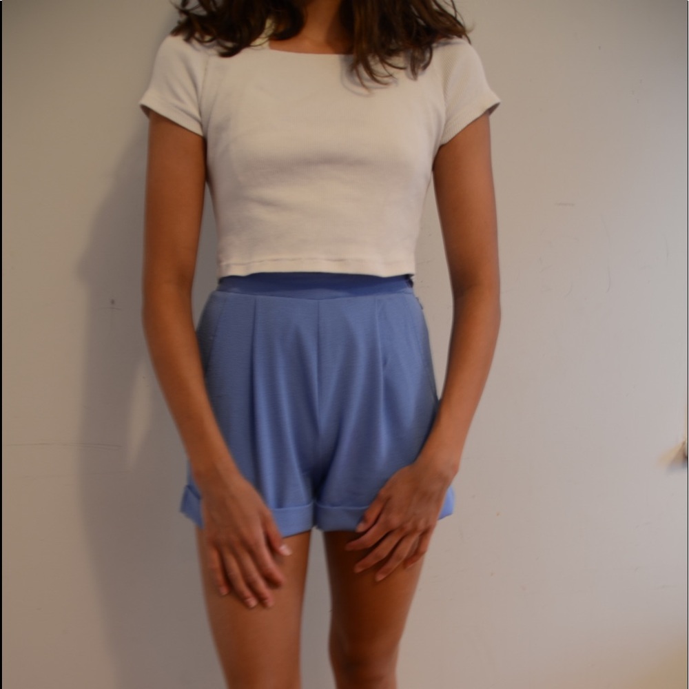 American Apparel Pleated Shorts